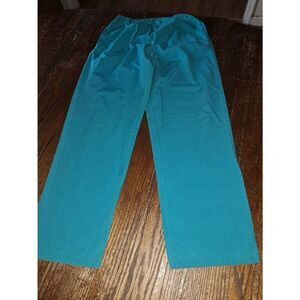 Medium 10/12 MHD Scrubs Elastic Waist Pull On Scrub Pants with Pockets Nursing